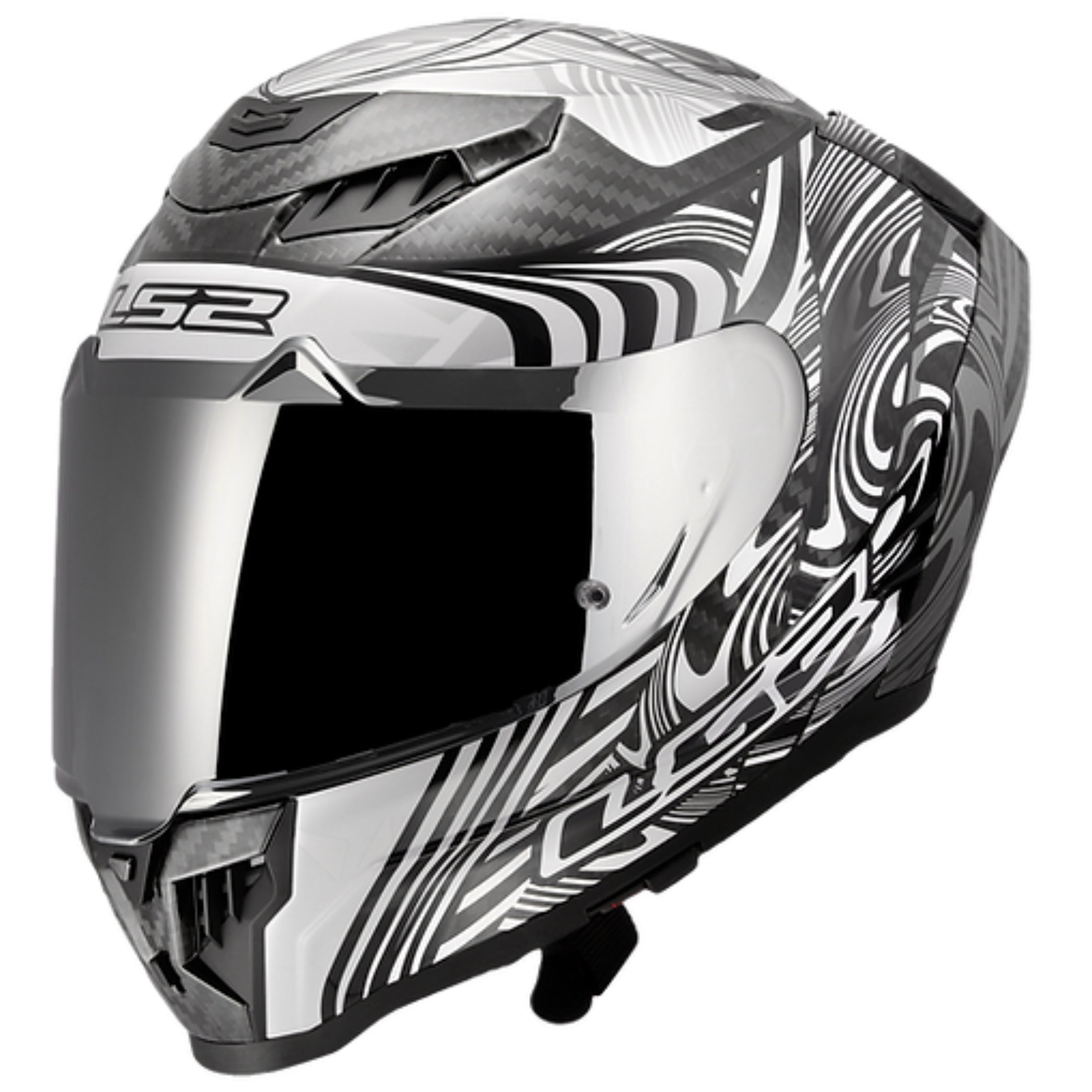 LS2 Dragon Carbon Enthum Adult Street Helmets-807