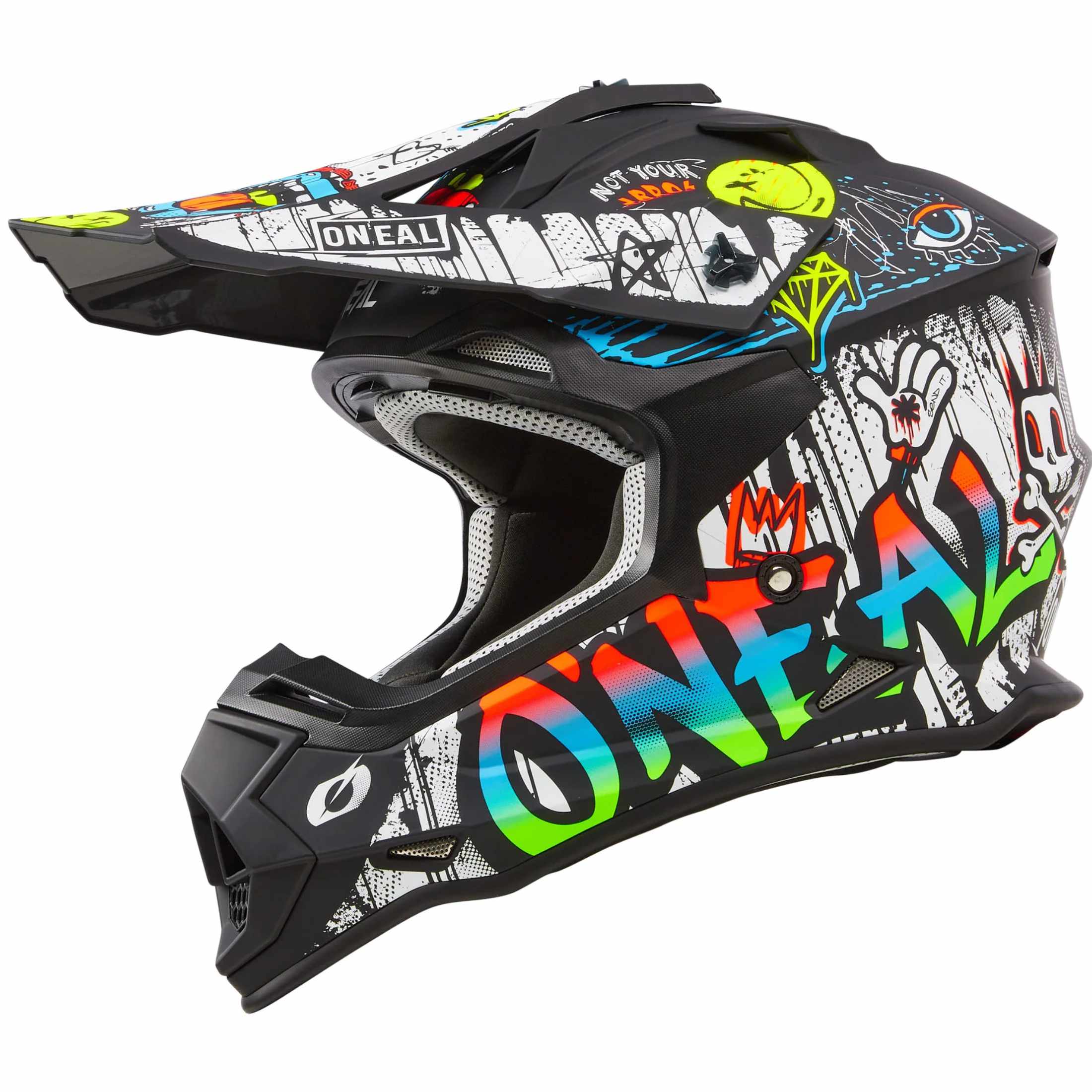 O'Neal 2 SRS Rancid Adult Off-Road Helmets-0200