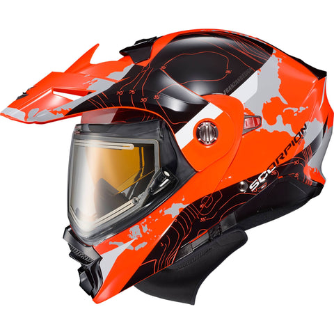 Scorpion EXO-AT960 Cold Weather Topographic Electric Adult Snow Helmets-75-2383