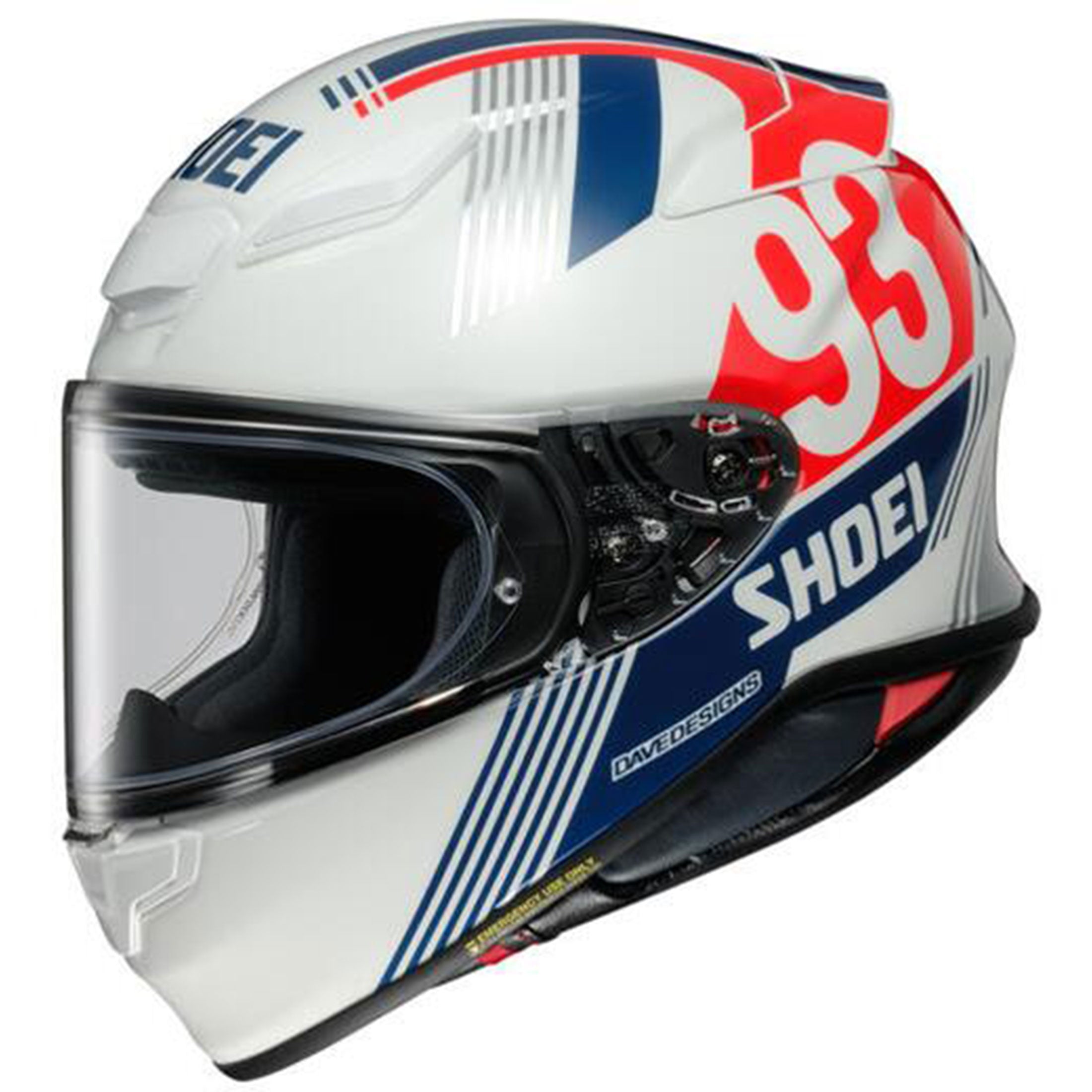 Shoei RF-1400 MM93 Retro Adult Street Helmets-0101
