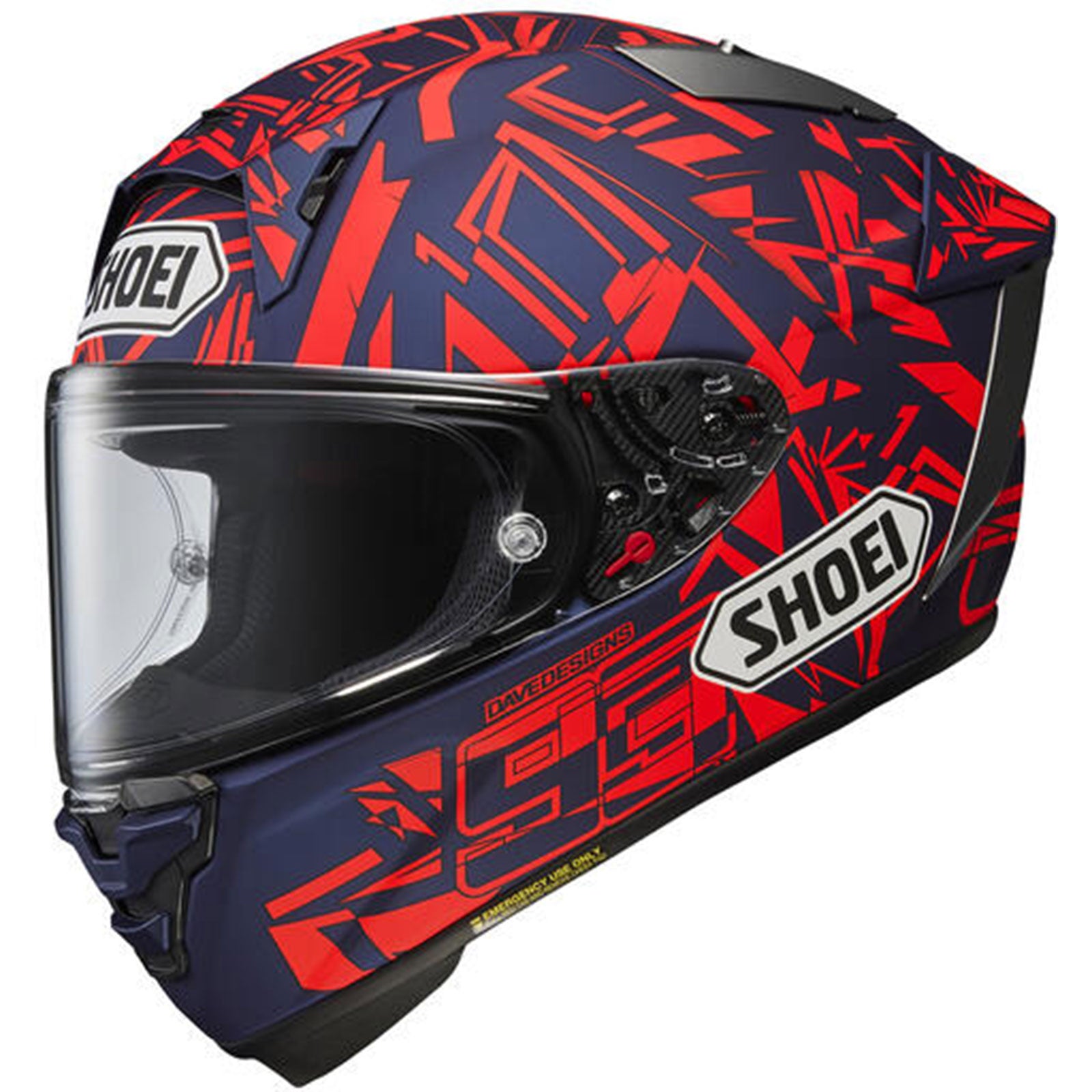 Shoei X-Fifteen Marquez Dazzle Adult Street Helmets-0105