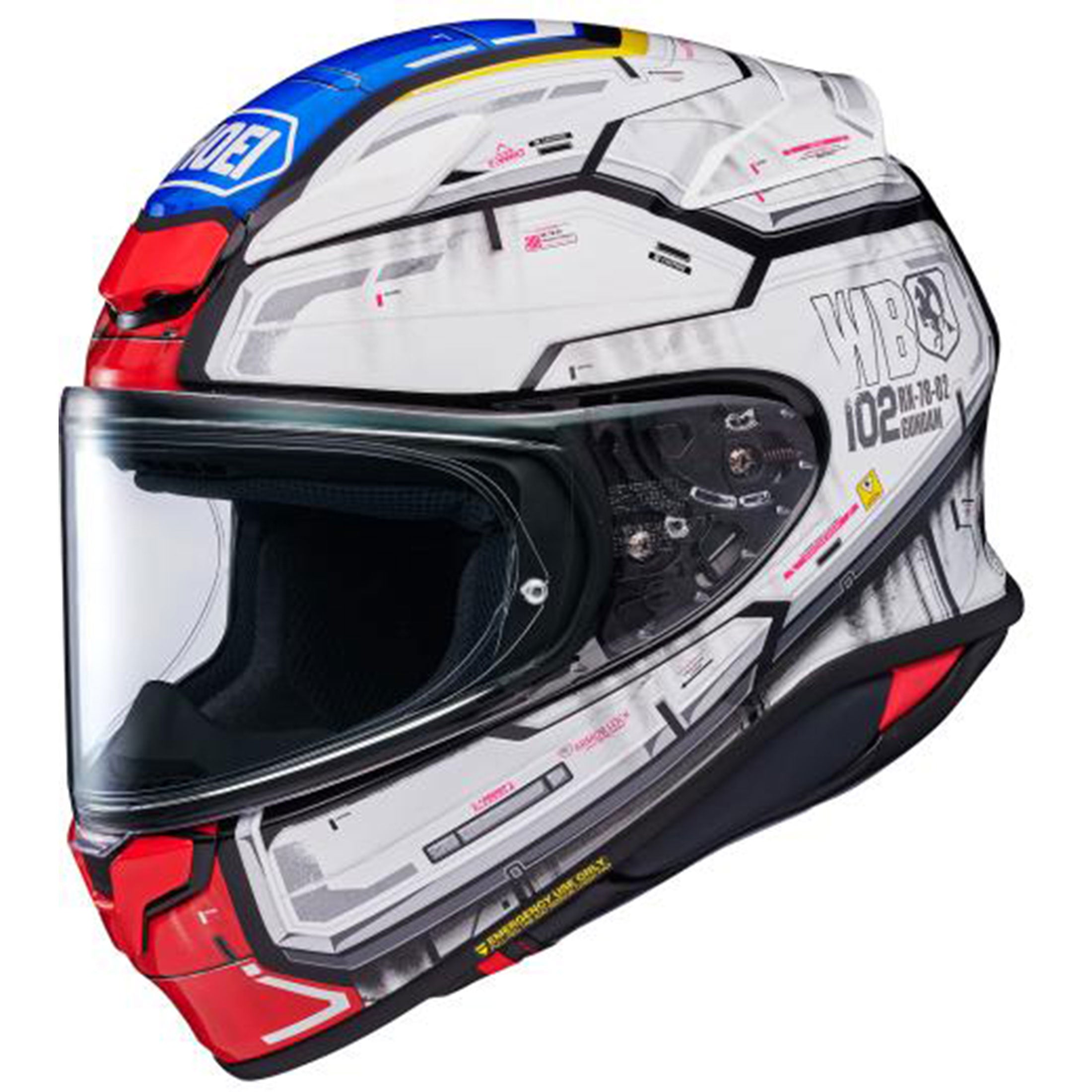Shoei RF-1400 RX-78-02 Gundam Adult Street Helmets-0101