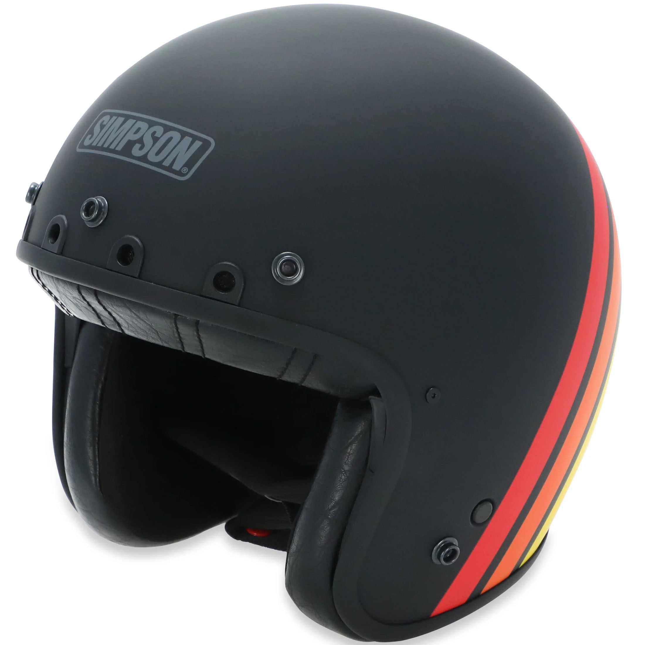 Simpson Motorcycle CHOPEWXS - Chopper Helmet - Elwood