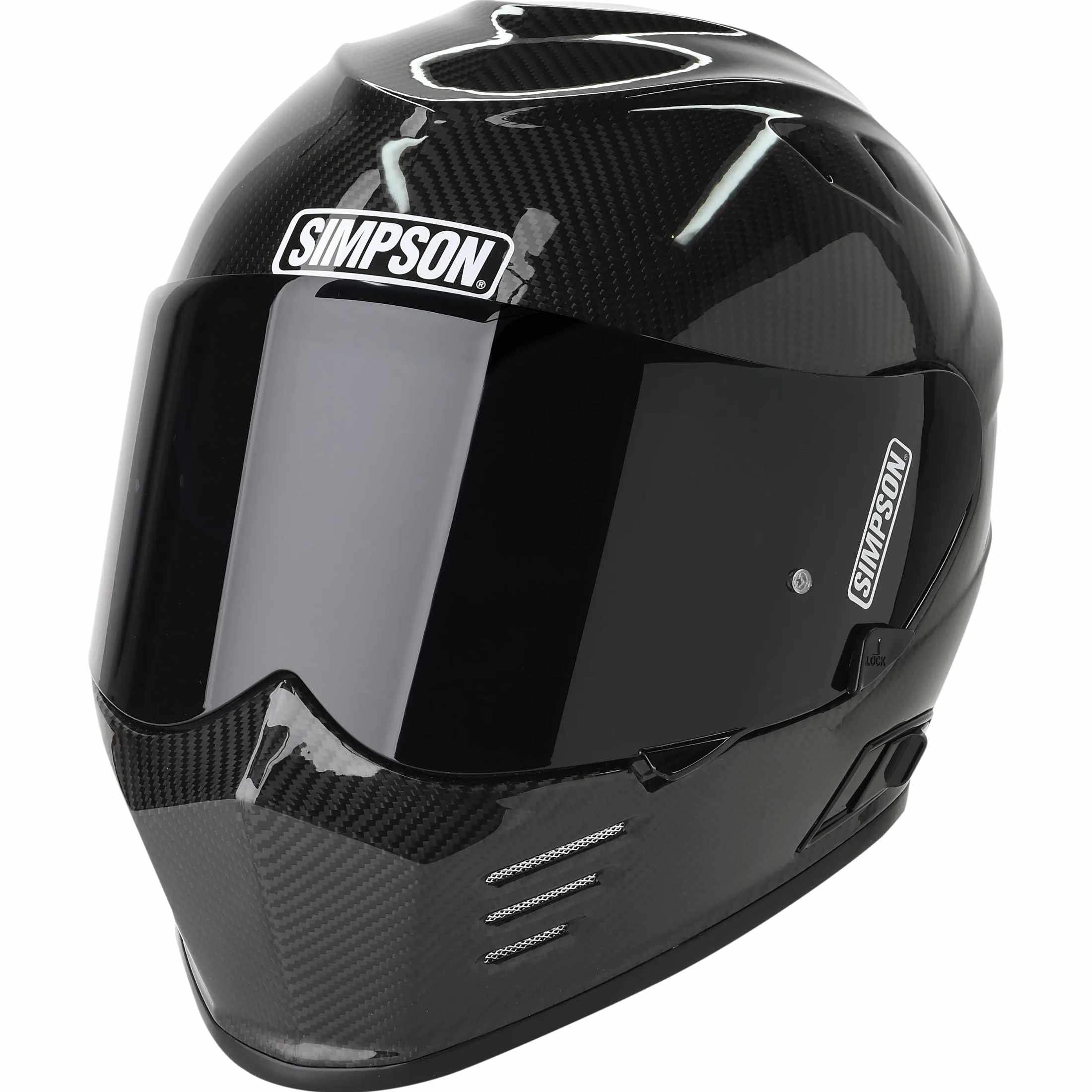 Simpson Motorcycle GBDLC - Ghost Bandit Helmet - Carbon Fiber