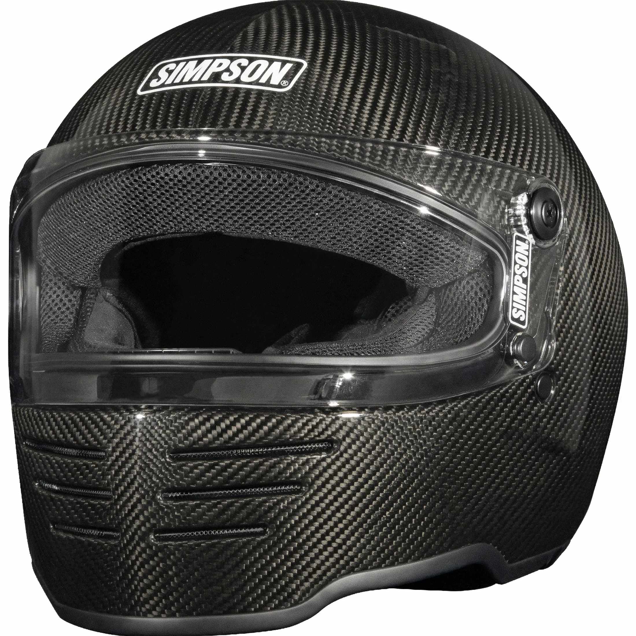 Simpson Motorcycle M62CMD - M62 Bandit Helmet - Carbon Fiber