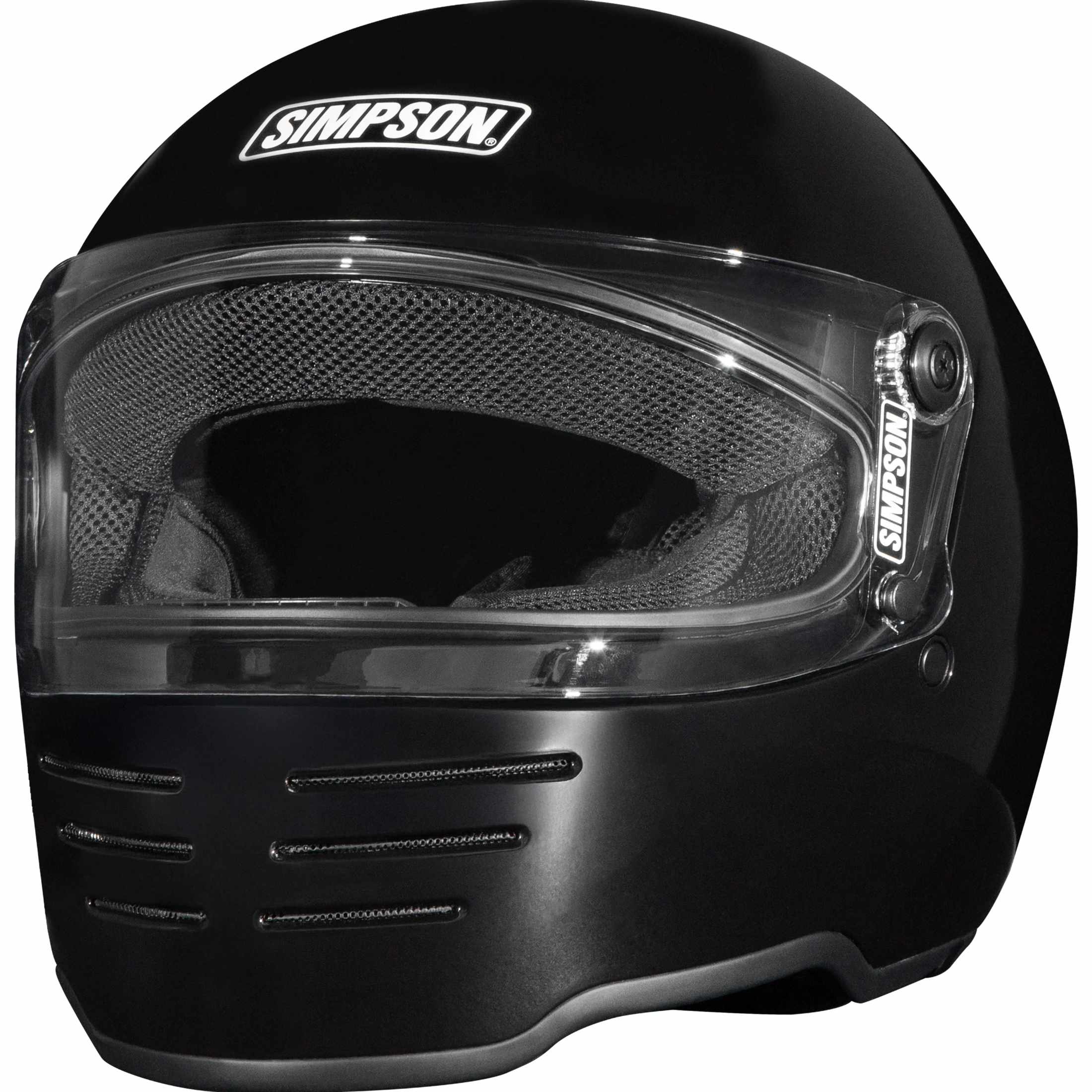 Simpson Motorcycle M622SM - M62 Bandit Helmet - Black