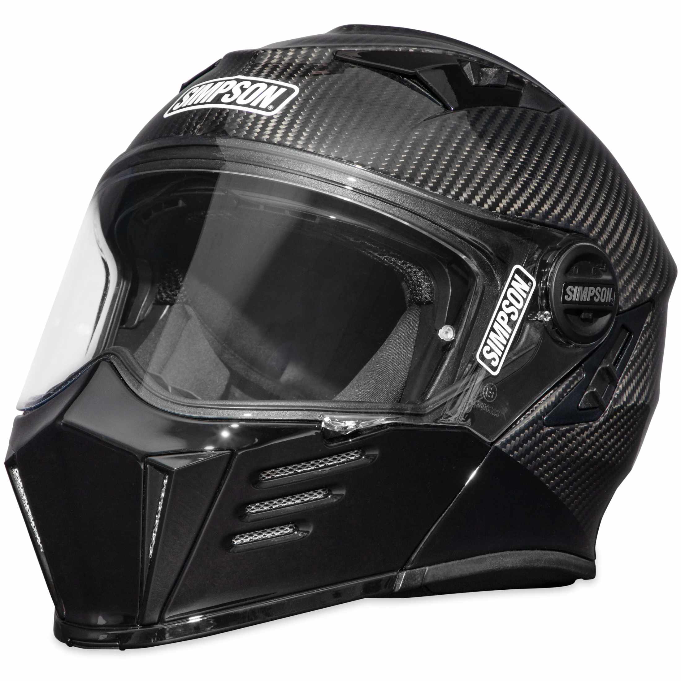 Simpson Mod Bandit Carbon Fiber Adult Street Helmets-M59XSC