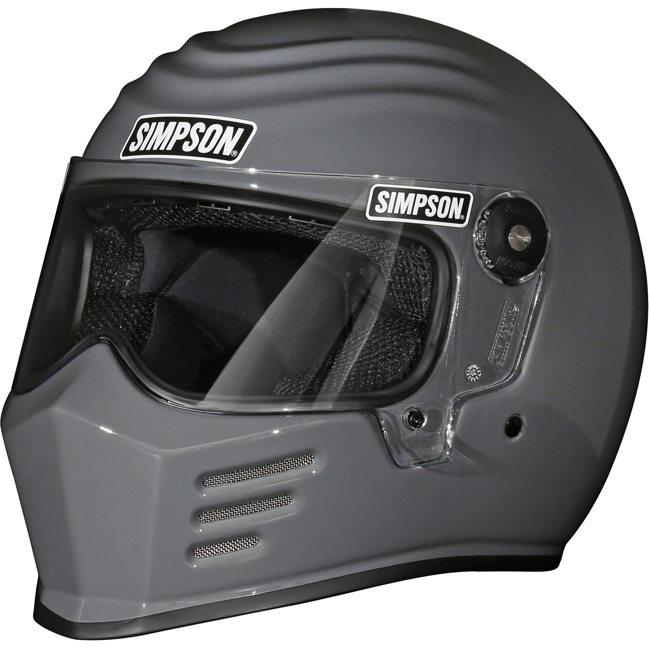 Simpson Outlaw Bandit 3.0 Armor Adult Street Helmets-OB34XS