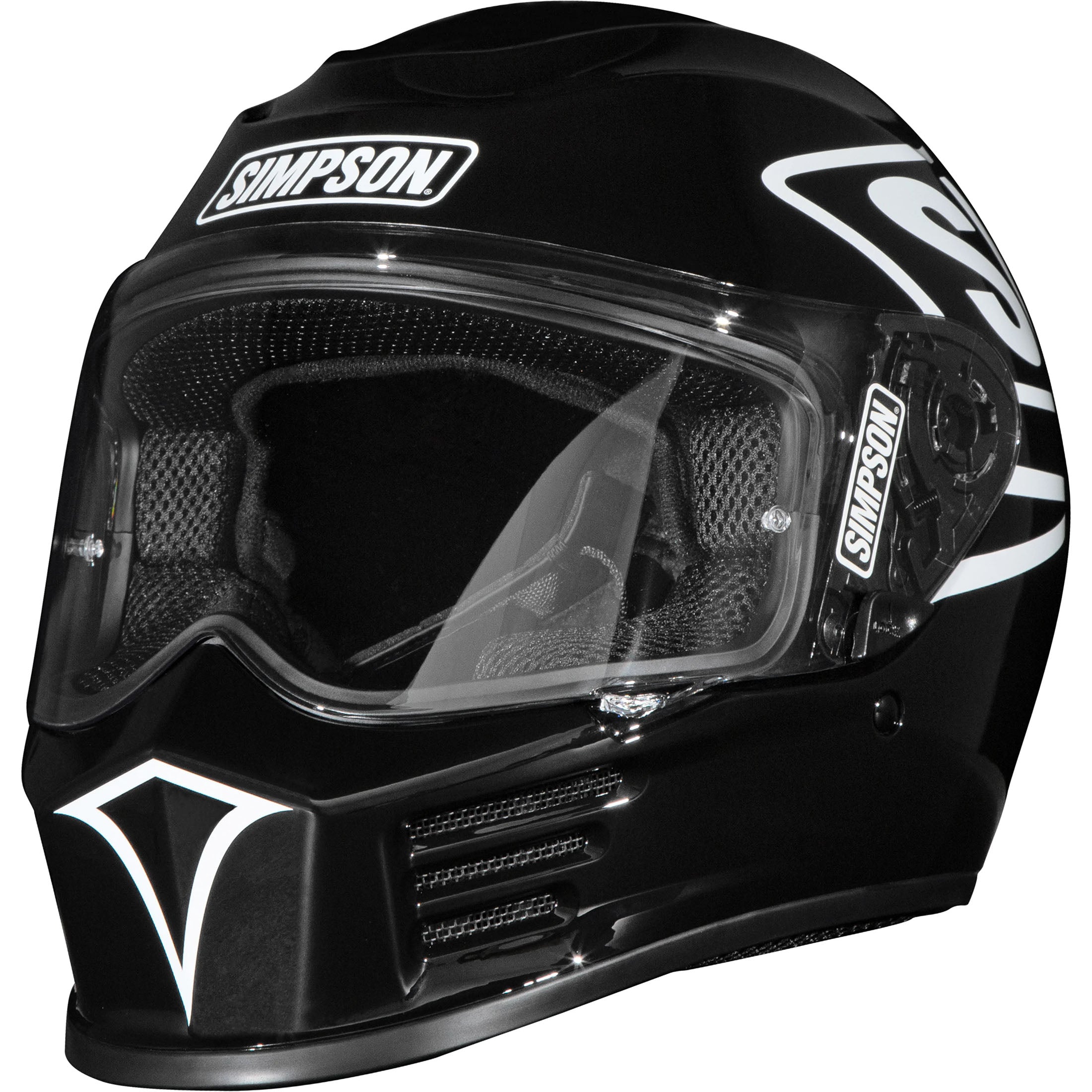 Simpson Speed Bandit 12 O'clock Adult Street Helmets-SPB121XS