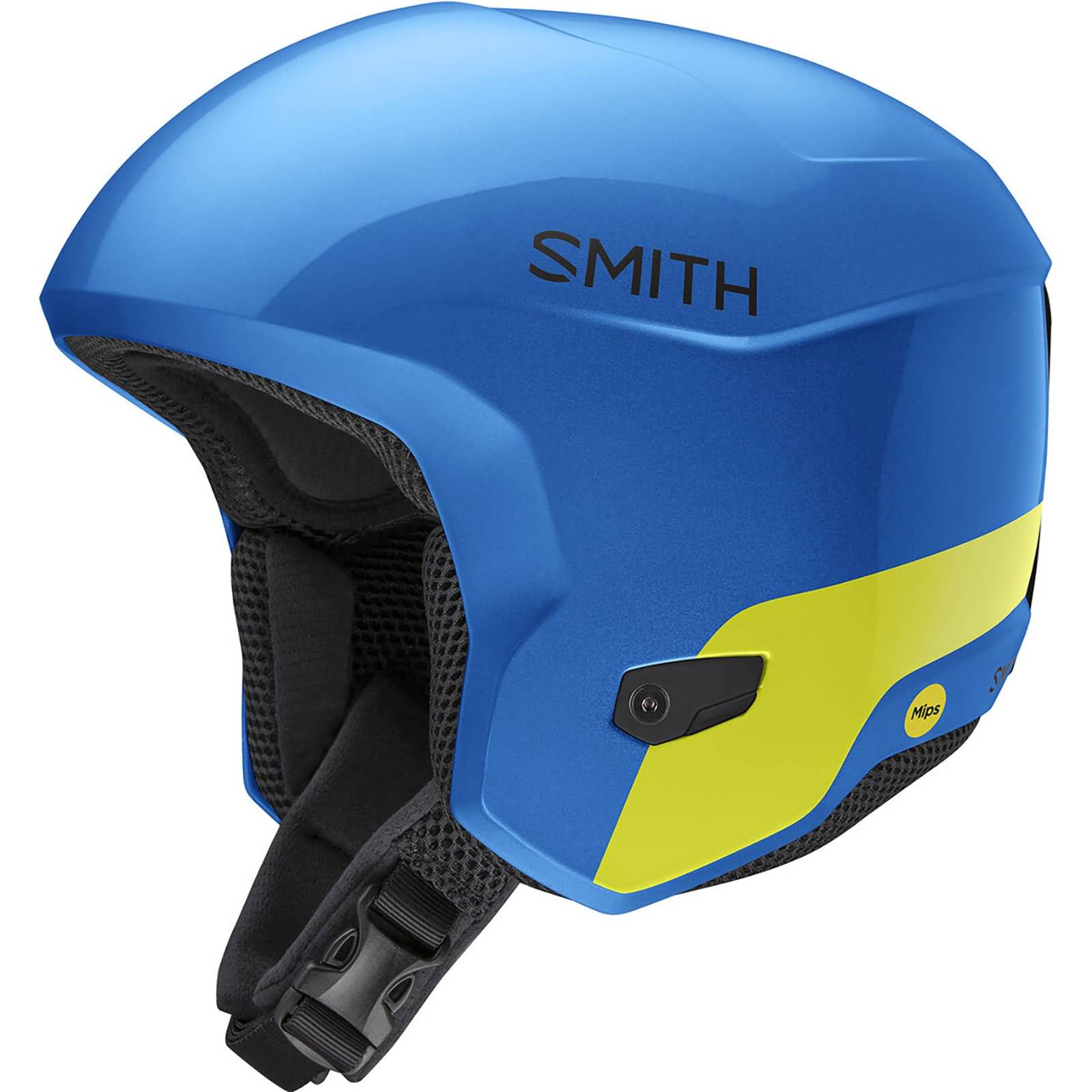 compare smith snow helmets Smith Counter MIPS Snow Helmet Electric Blue Stripe Large