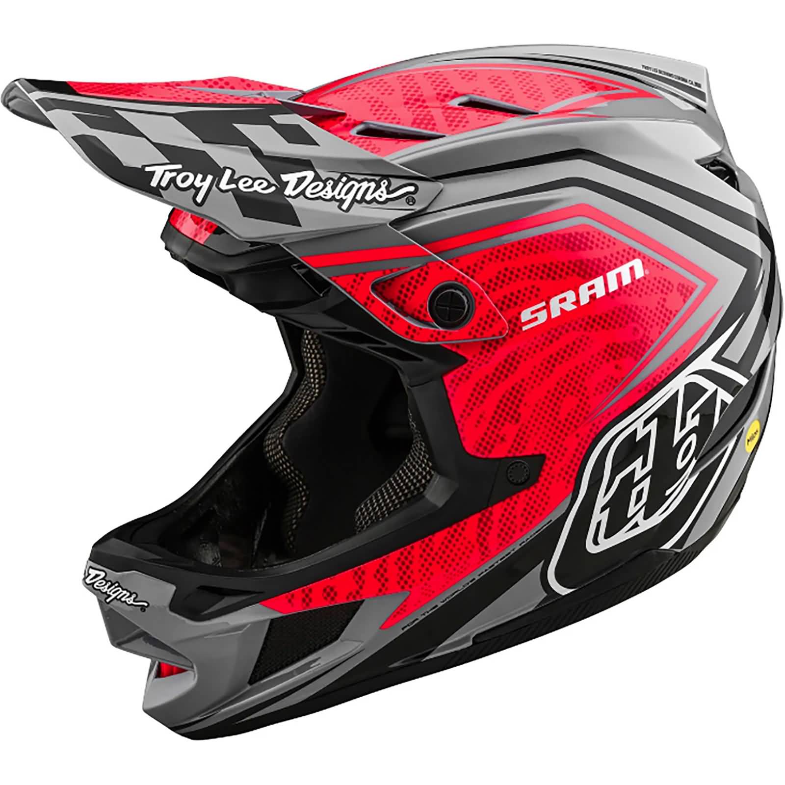 Troy Lee Designs D4 Carbon SRAM MIPS Adult MTB Helmets-139487001