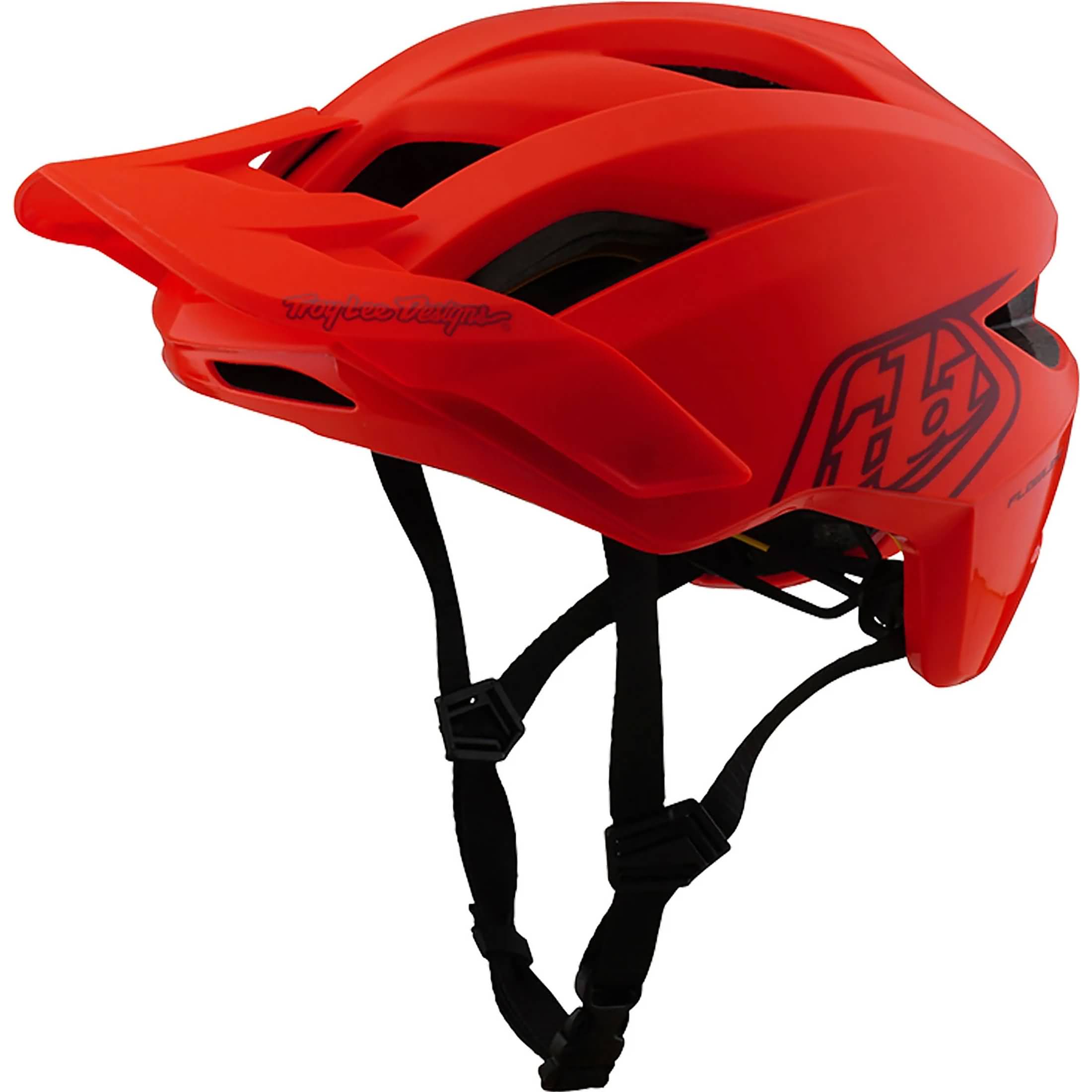mtb helm design Troy Lee Designs Flowline Helmet Point Infra Red, Infra Red / XL/2X