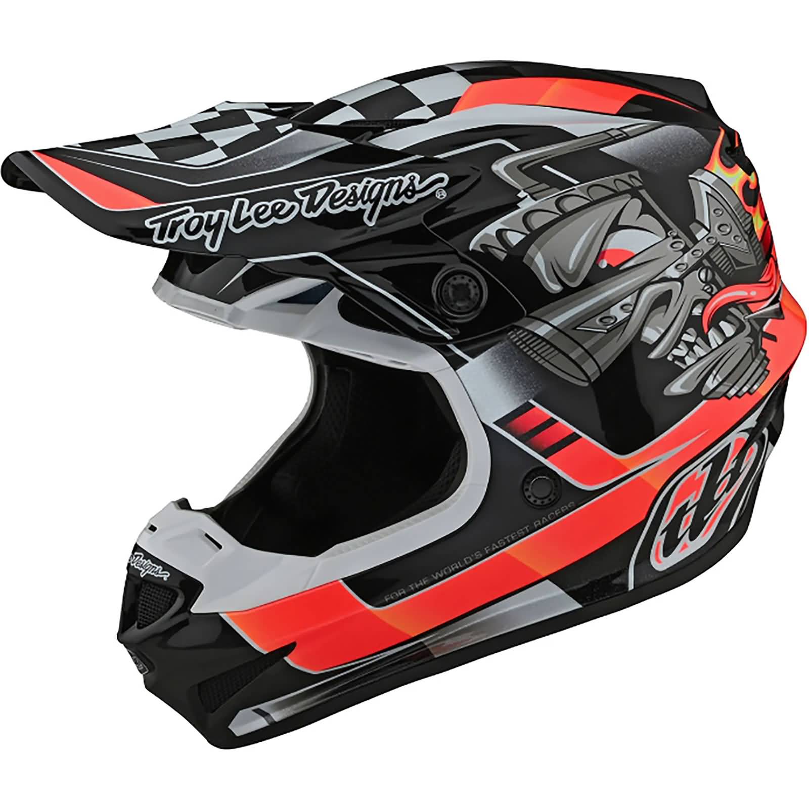 Troy Lee Designs SE4 Polyacrylite Carb MIPS Adult Off-Road Helmets-109251021