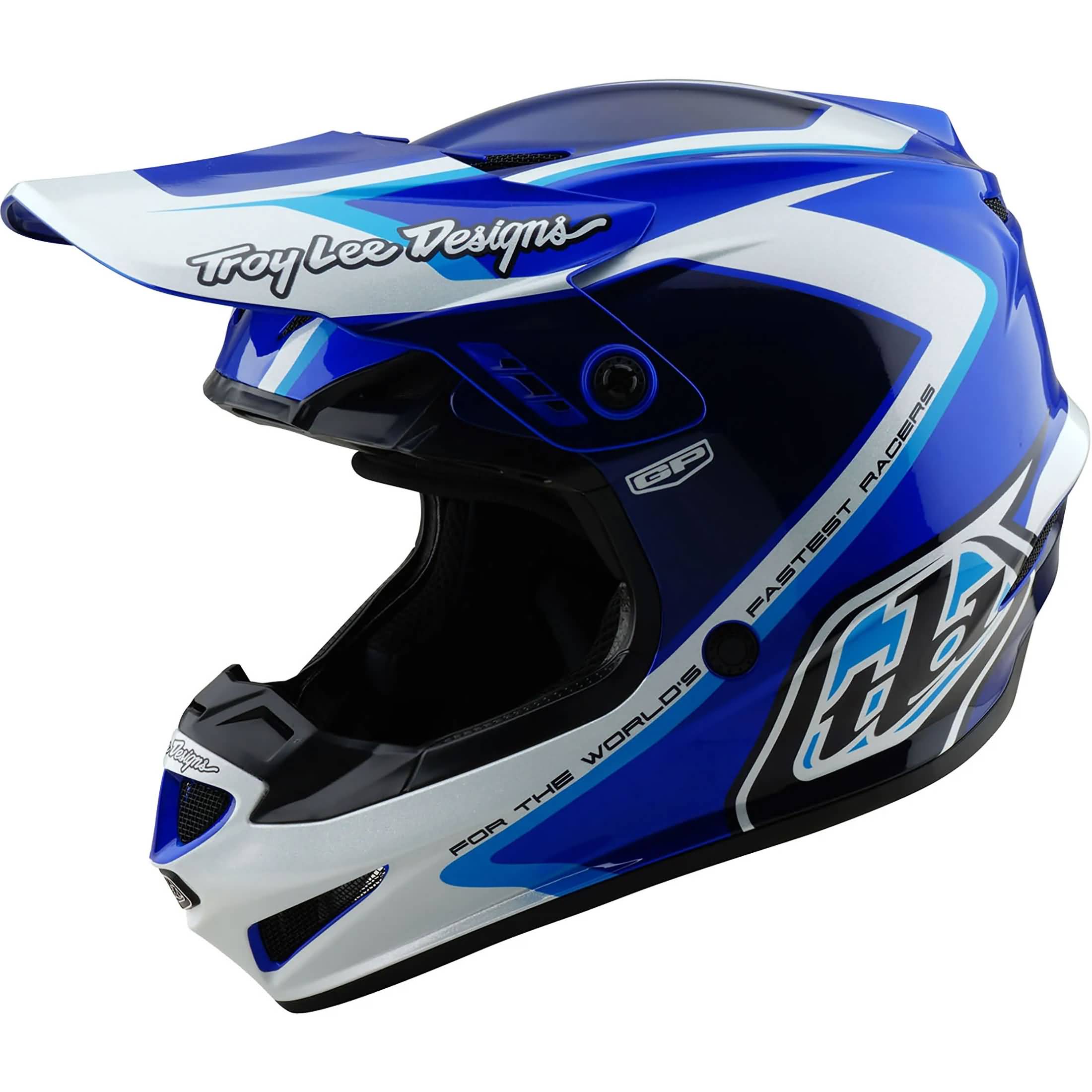 Troy Lee Designs GP Helmet Shutter Blue L Troy Lee Designs GP Helmet Shutter Blue L