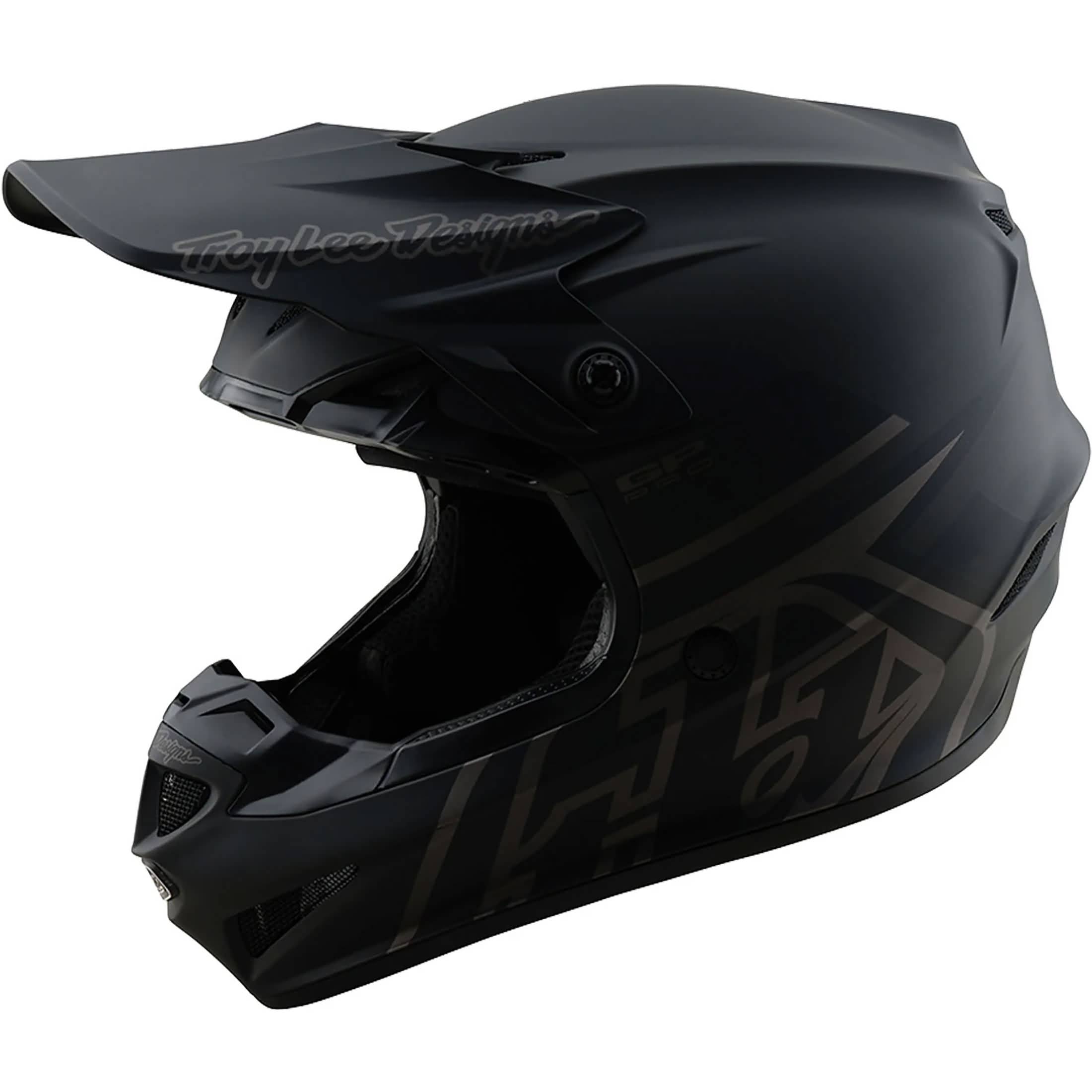 Troy Lee Designs GP Pro Youth Helmet Mono Black Medium Troy Lee Designs GP Pro Youth Helmet Mono Black Medium