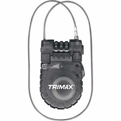 Trimax Retractable Cable Combination Locks