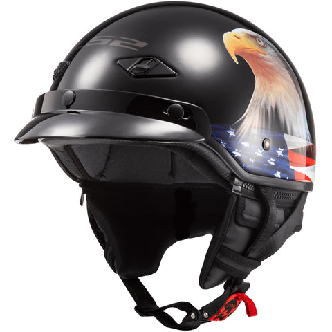 LS2 Bagger Murica Adult Cruiser Helmets-568