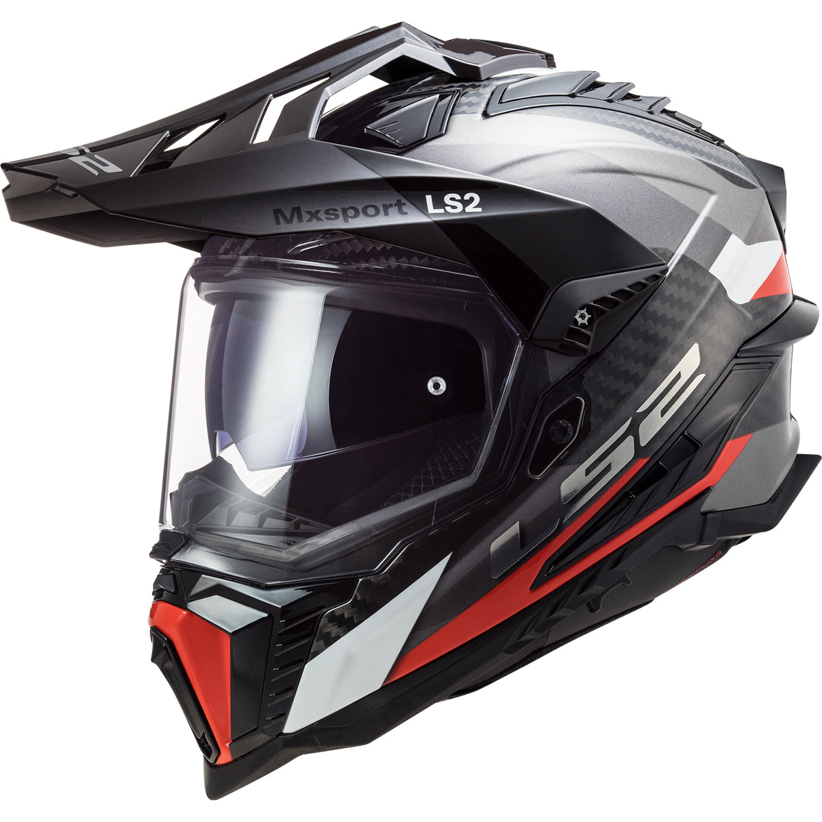 LS2 Explorer Carbon Frontier Adventure Adult Off-Road Helm-701