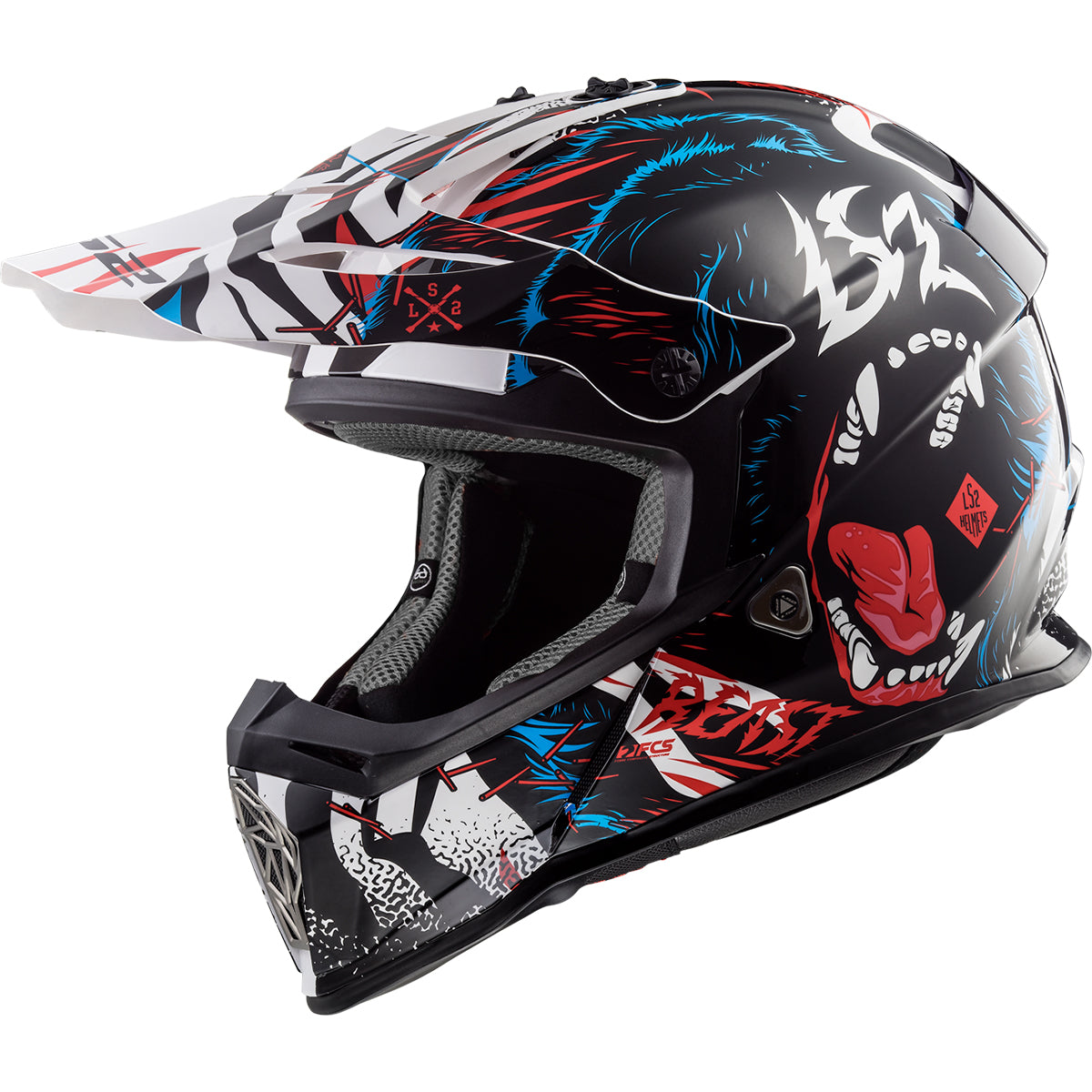 LS2 Gate Beast Full Face MX Youth Off-Road Helmets-437G