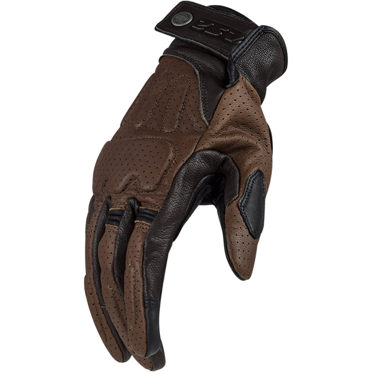 LS2 Rust Vintage Men's Cruiser Gloves-MG004