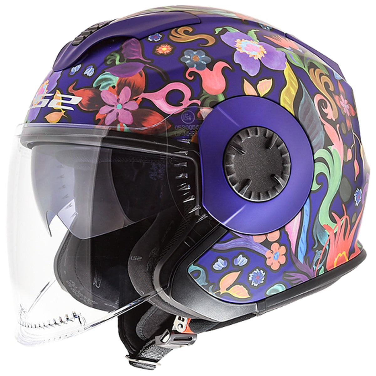 LS2 Verso Flora Brasil Open Face Women's Adult Cruiser Helmets-570