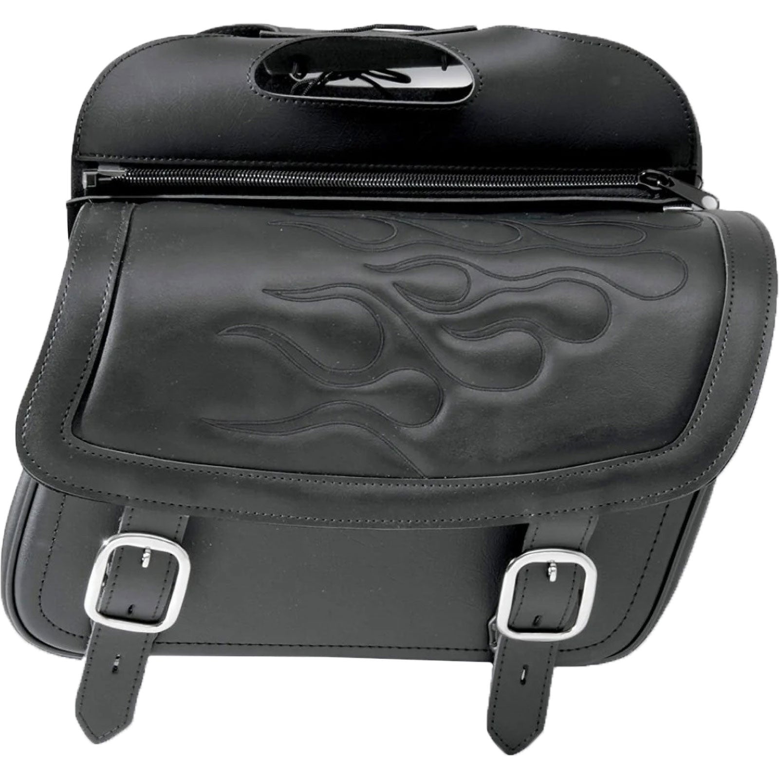 Saddlemen Highwayman Tattoo Slant Flame Adult Saddle Bags-3501