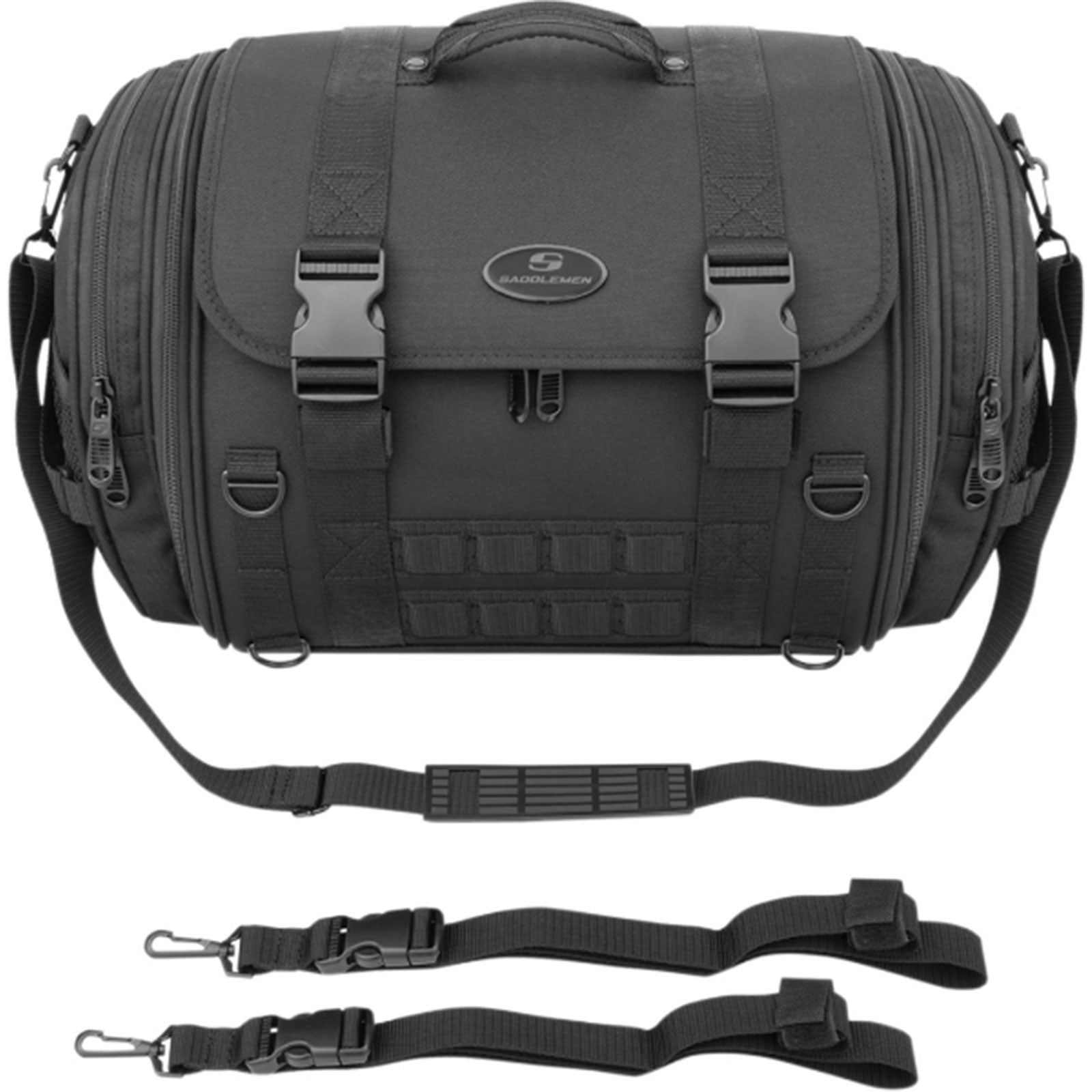Saddlemen TR2300DE Tactical Deluxe Rack Adult Sissybar Bags-3515