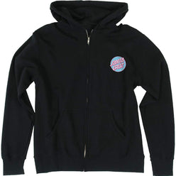 Santa Cruz Lined Dot MW Youth Girls Hoody Zip Sweatshirts (Brand New)