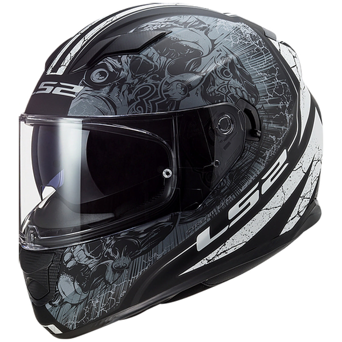 LS2 Stream Throne Full Face Adult Street Helmets-328