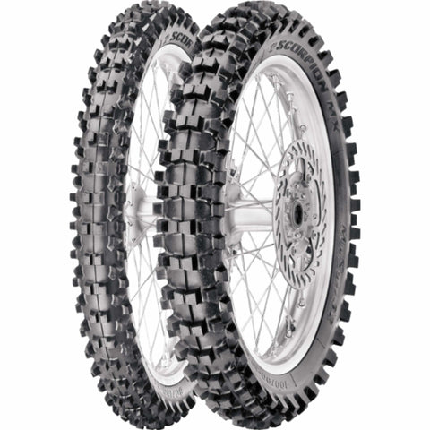 Pirelli Scorpion MX32 Mid Soft 10" Front Off-Road Tires - Black