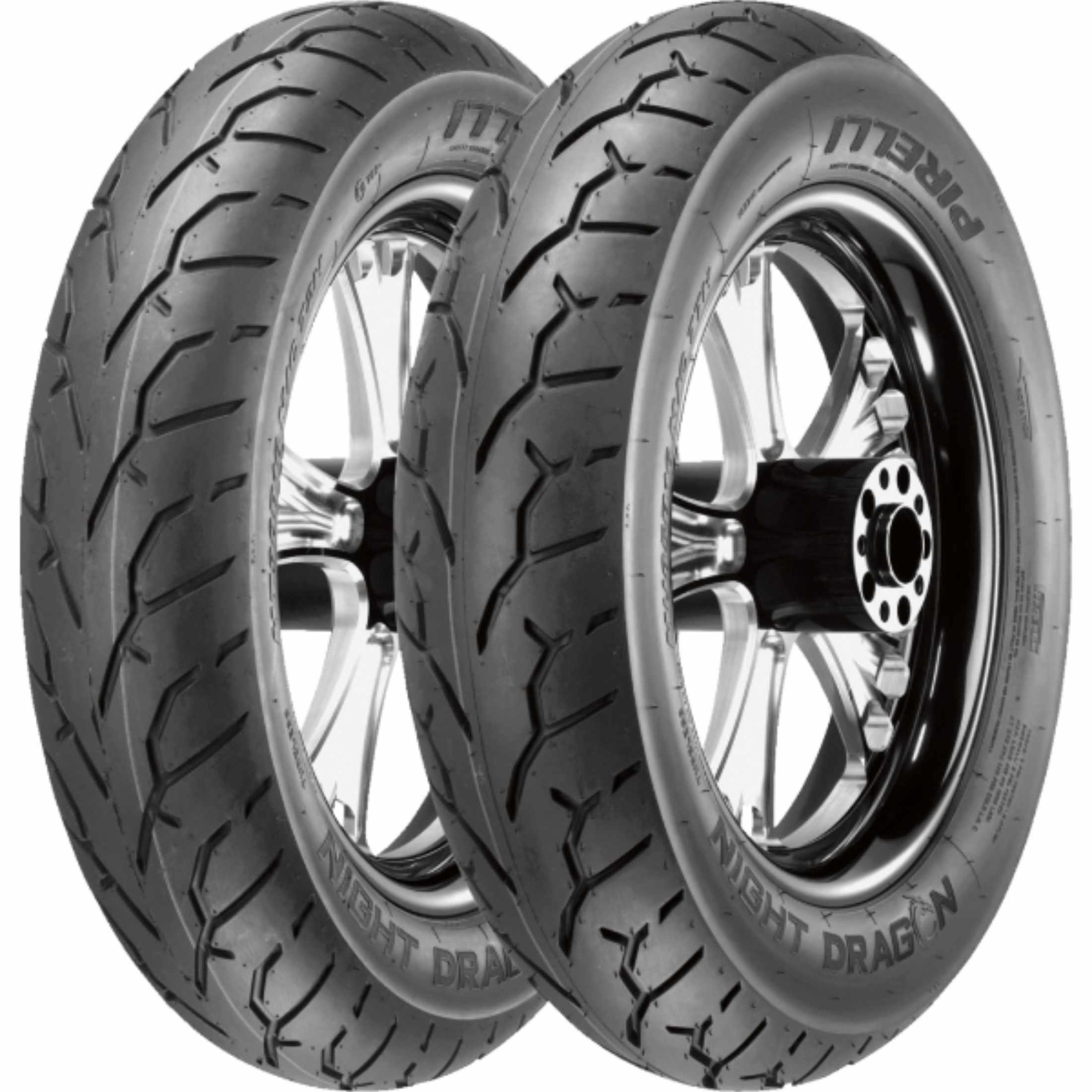 Pirelli Night Dragon Radial 17" Front Street Tires - Black