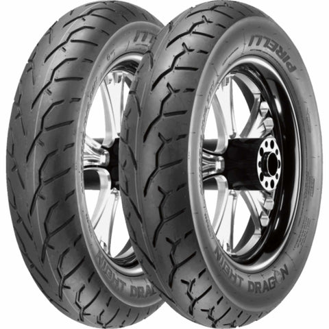 Pirelli Night Dragon Bias 16" Front Street Tires - Black