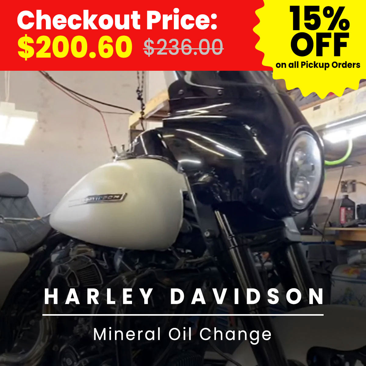 Harley Davidson Mineral Oil Change Service-Service