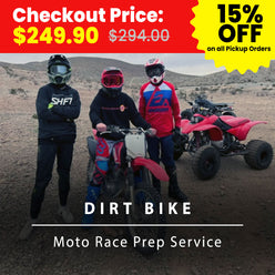Motorcycle Moto Race Prep Service (at Location: Fullerton CA)