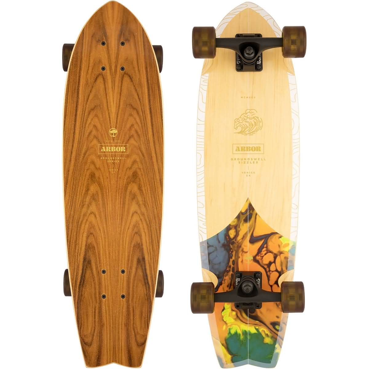 Arbor Sizzler Groundswell Complete Longboards-SI31GS7C