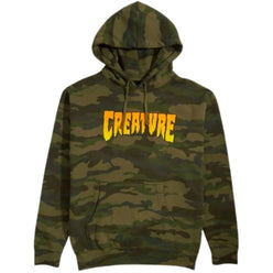 Creature Logo Heavyweight Men's Hoody Pullover Sweatshirts (Refurbished, Without Tags)