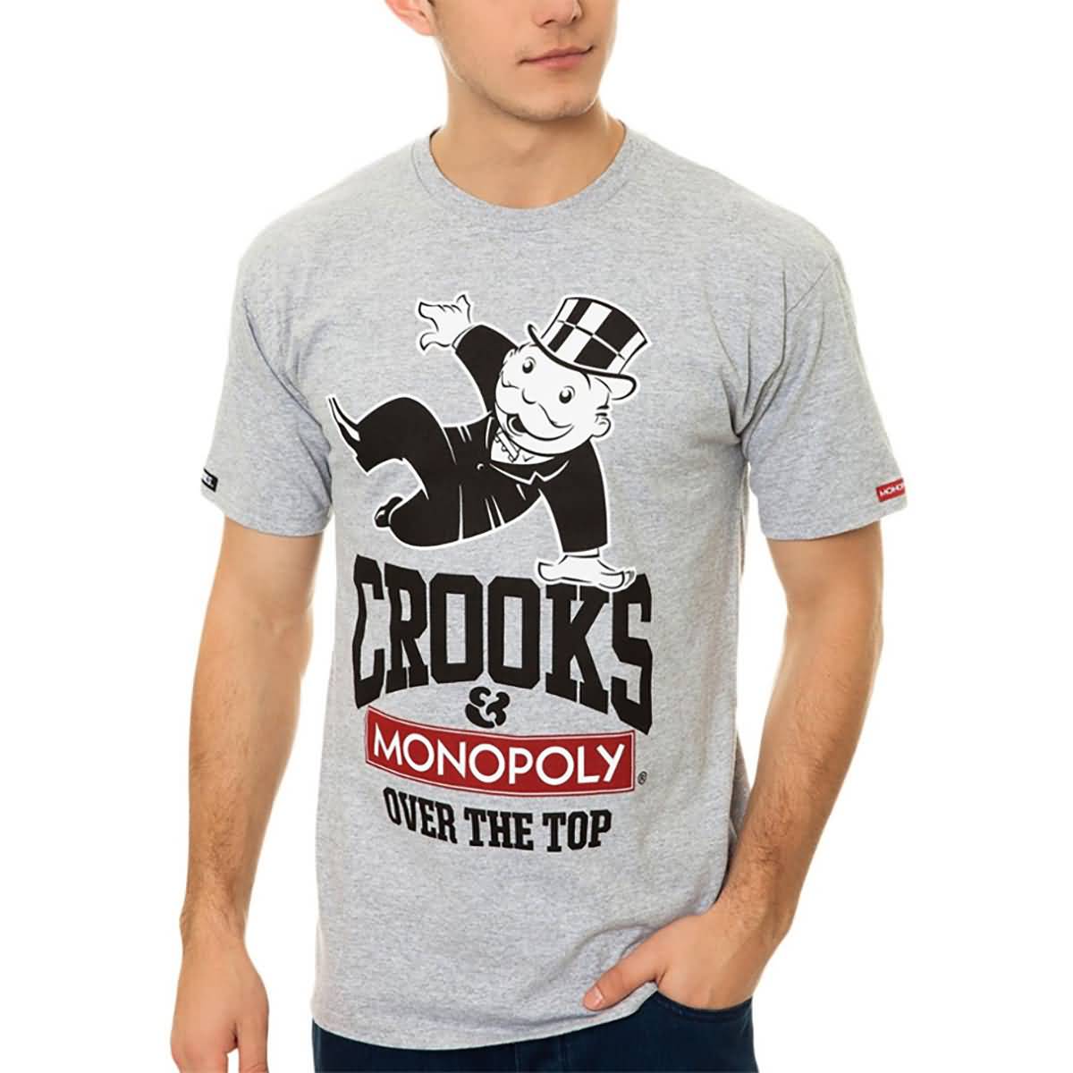 top gear monopoly Crooks & Castles Over The Top Men's Short-Sleeve Shirts (Brand New) – Motorhelmets.com