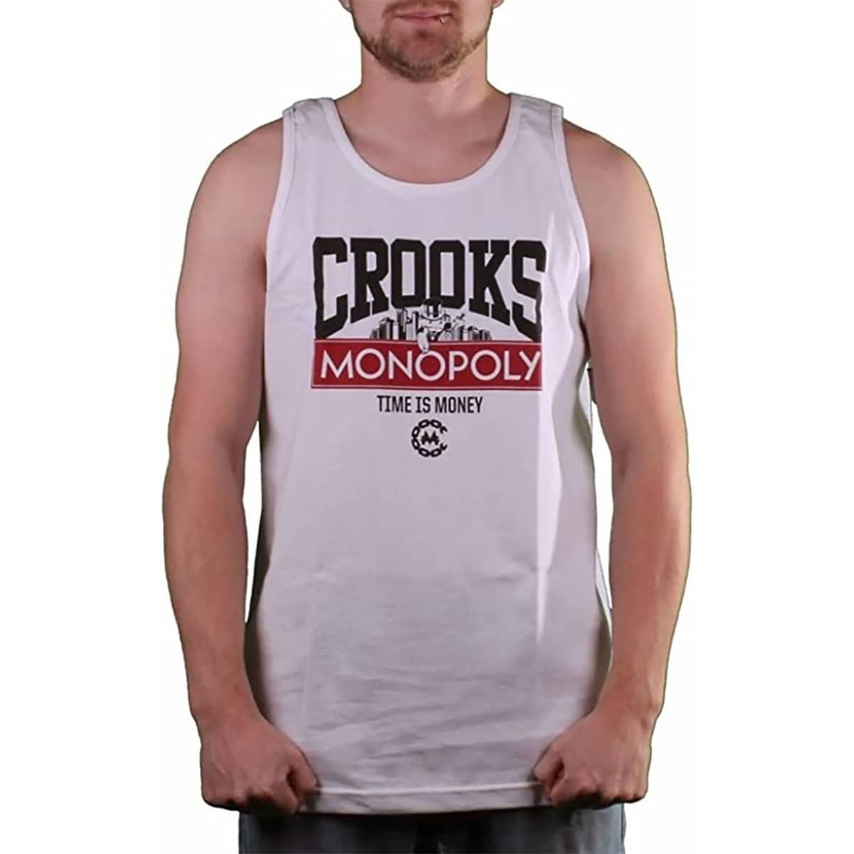 Crooks & Castles Time Is Money Men's Tank Shirts-I1350144