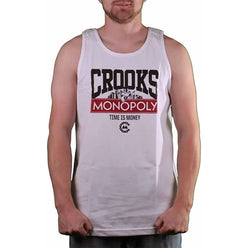 Crooks & Castles Time Is Money Men's Tank Shirts (Brand New)