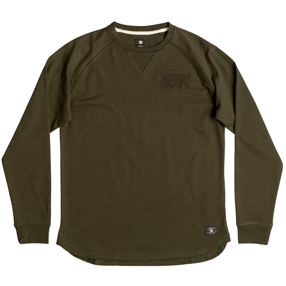 DC Bangor Pullover Men's Sweater Sweatshirts - Dark Olive