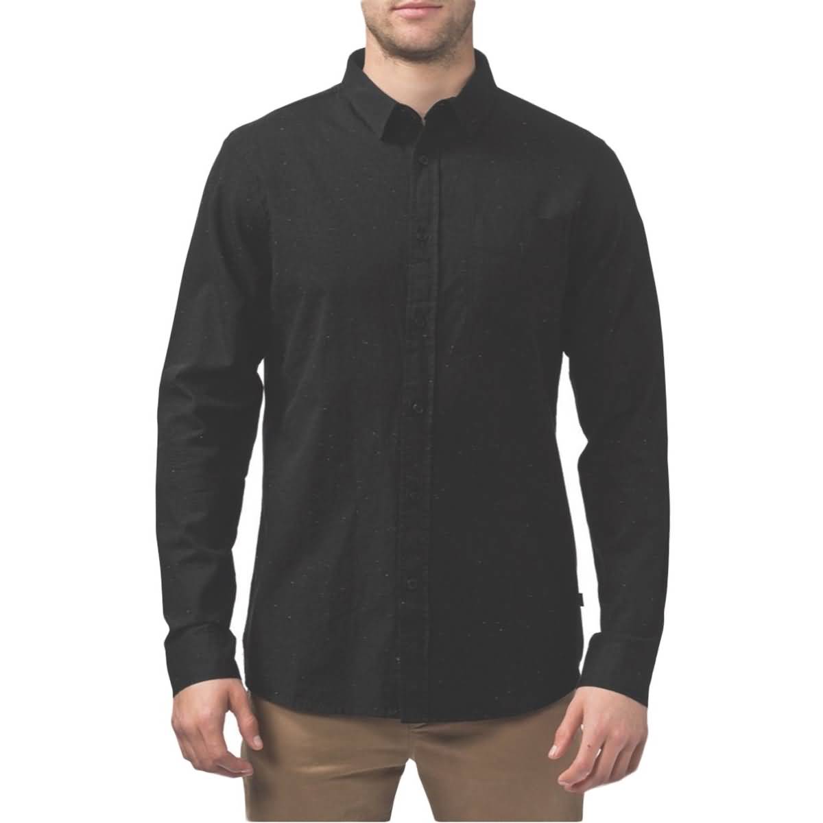 Globe Goodstock Nep Men's Button Up Long-Sleeve Shirts-GB01734001