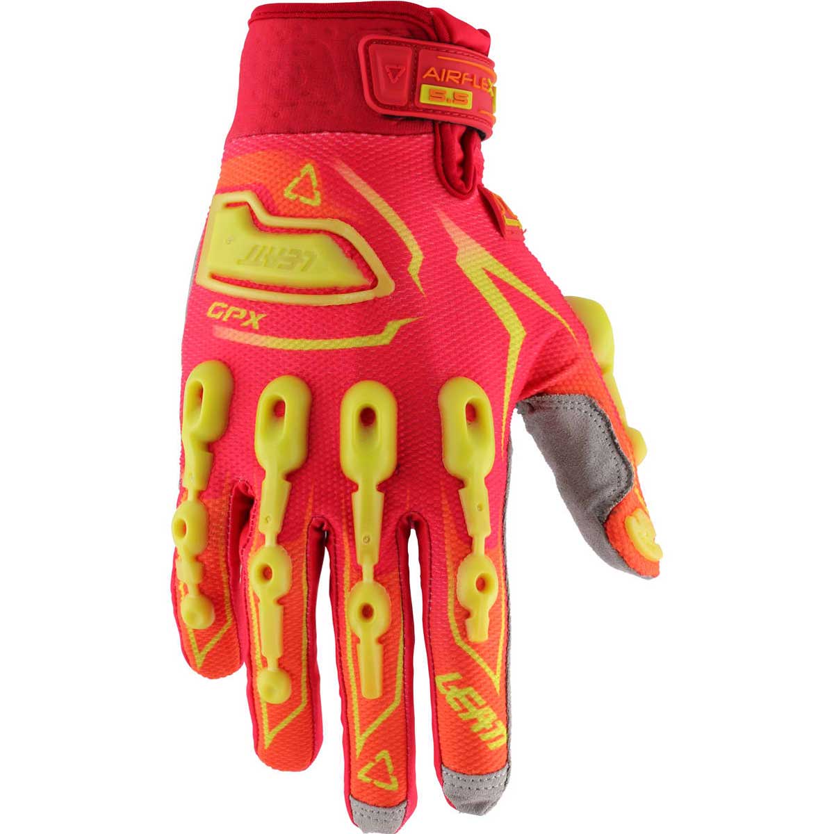 Leatt GPX 5.5 Lite Adult Off-Road Gloves - Red / Yellow / Medium