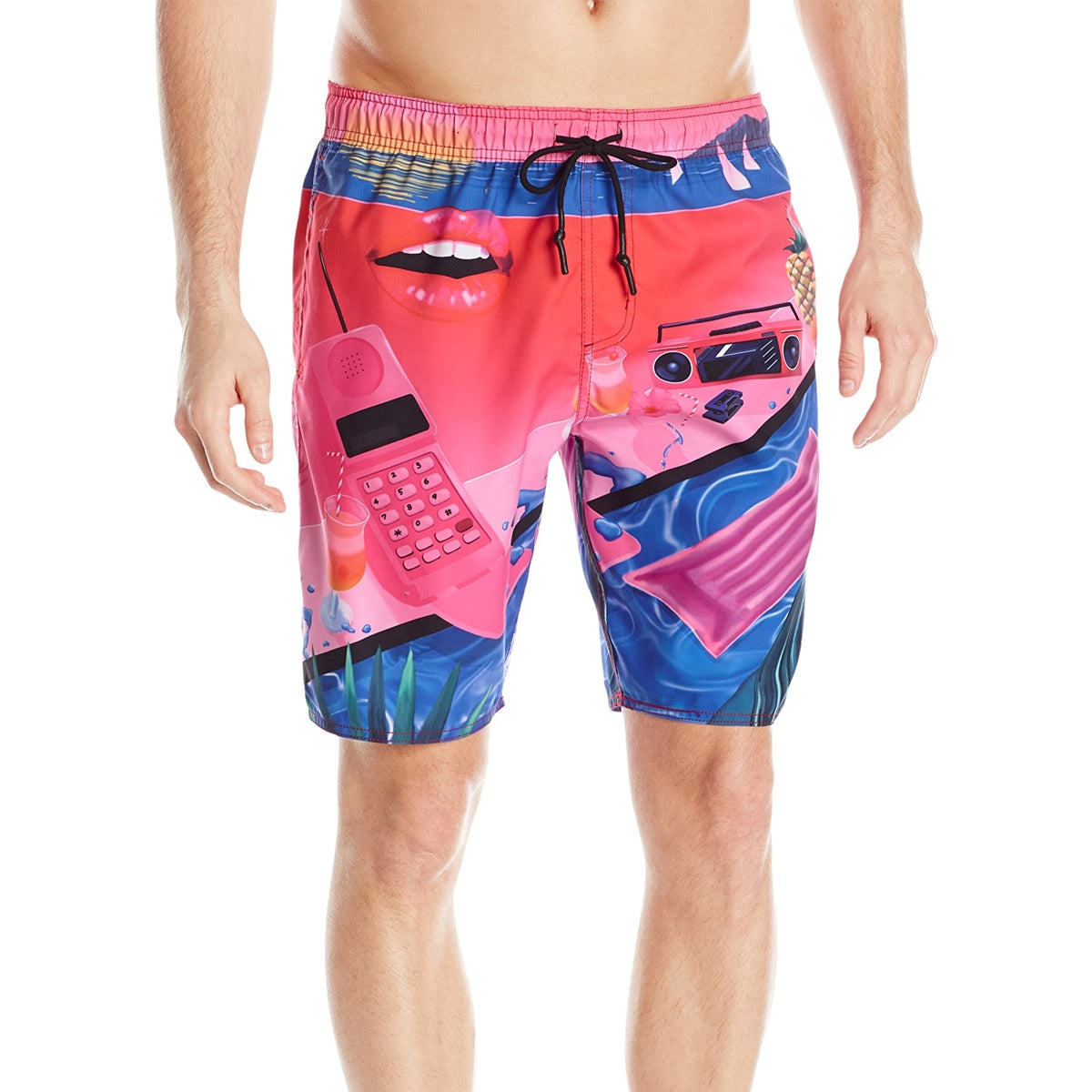 Neff Yoko Hts Men's Boardshort Shorts - Pink