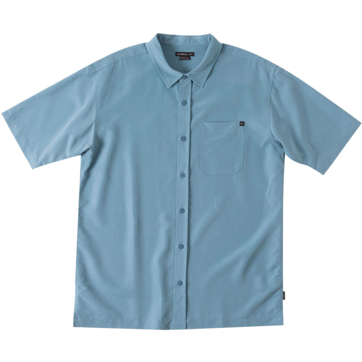 O'Neill Lanikai Men's Button Up Short-Sleeve Shirts - Adriatic Blue