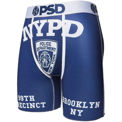 PSD NYPD Print Boxer Men's Bottom Underwear (Refurbished, Without Tags)