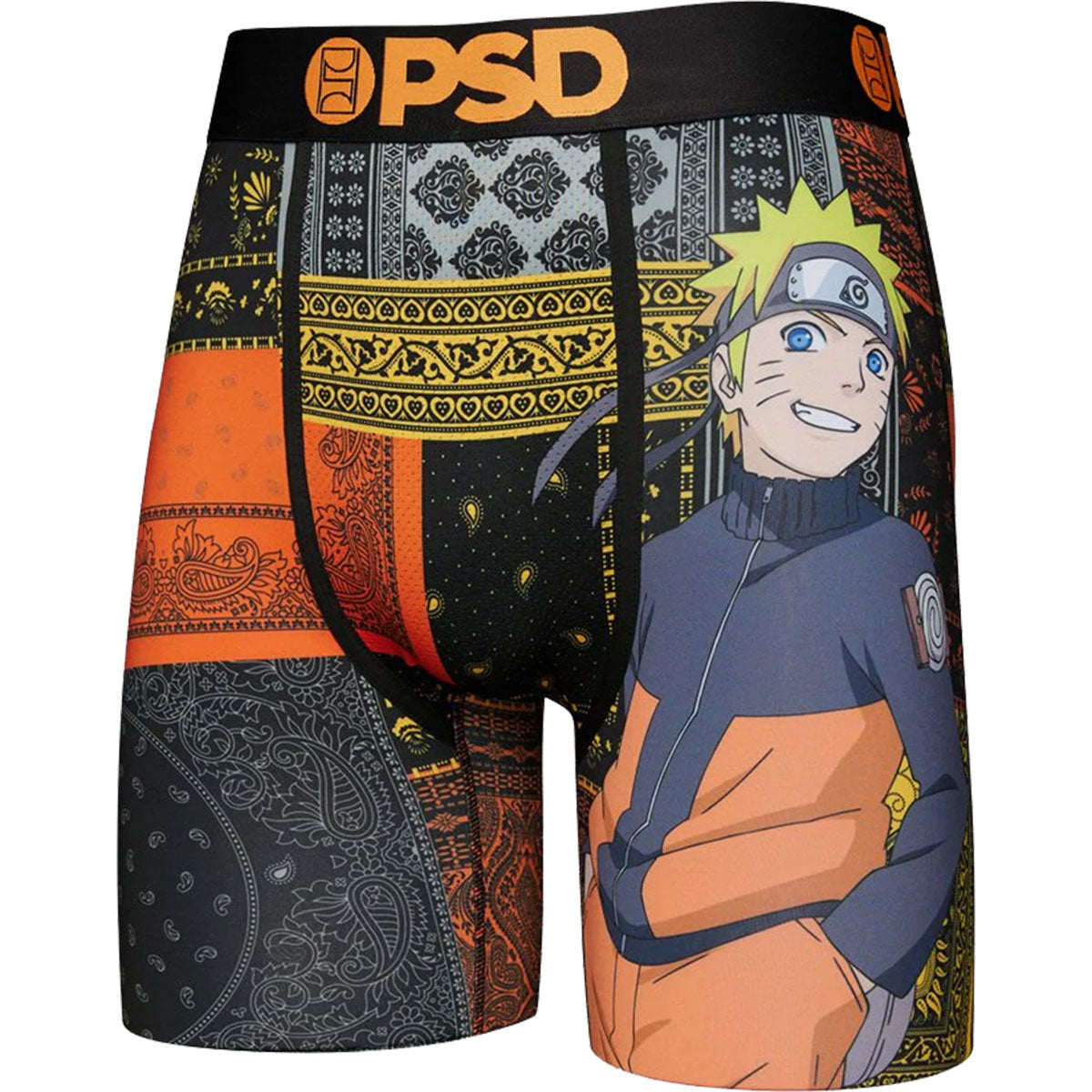 PSD Naruto Patches Boxer Men's Bottom Underwear (Refurbished