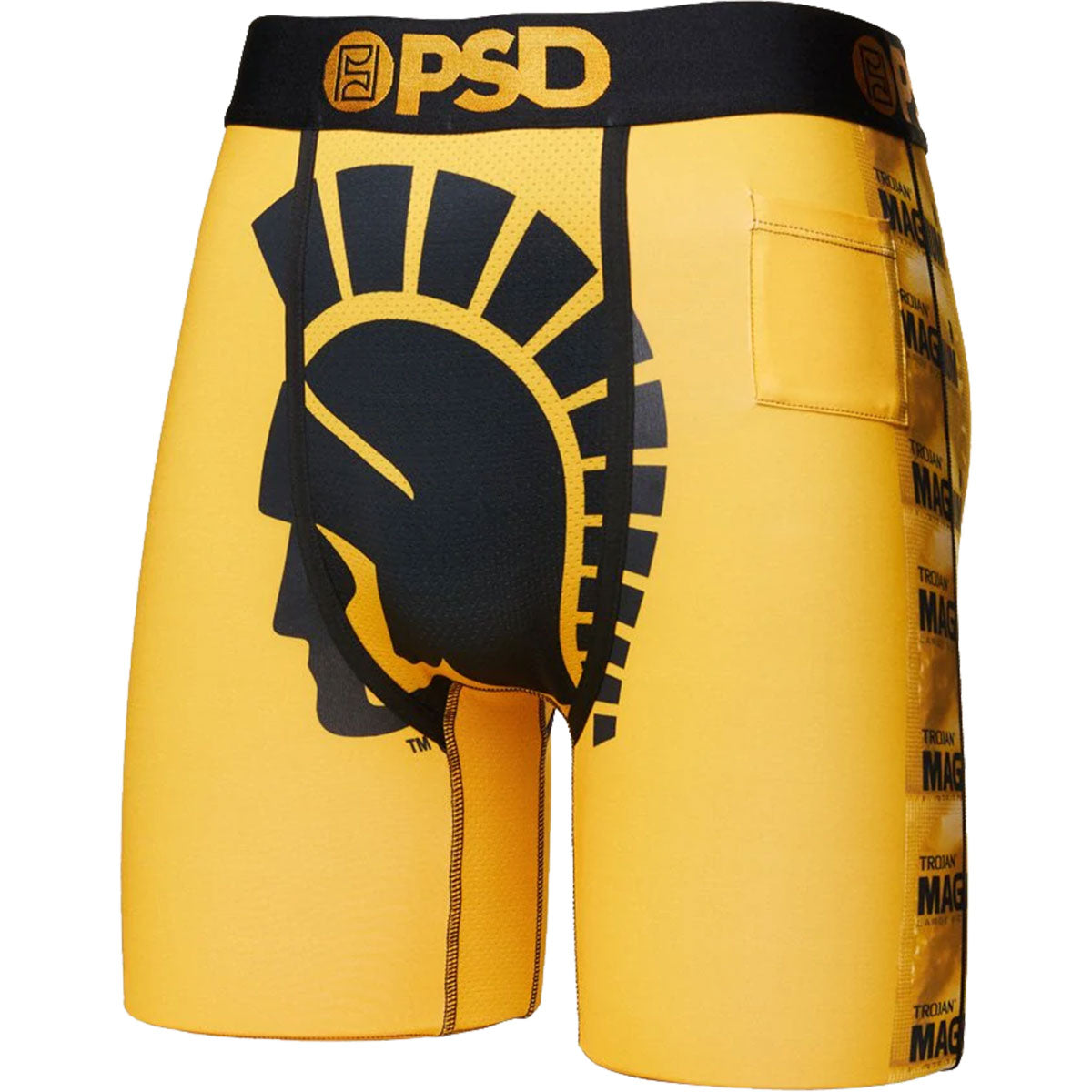 Men's PSD Gold Trojan Magnum Pack Boxer Briefs - M 