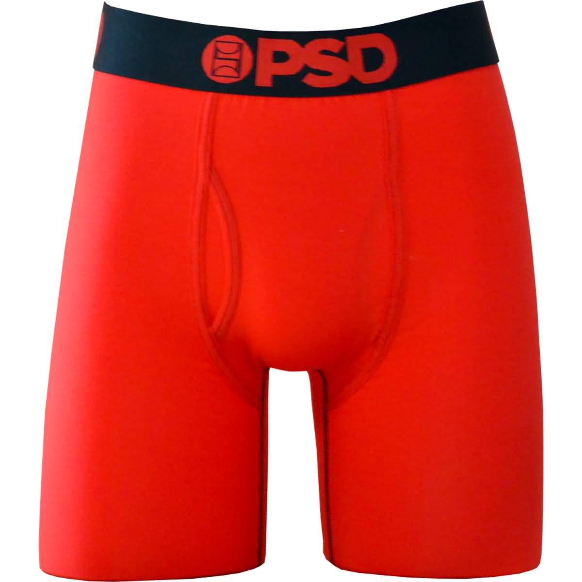 PSD Modal Red With Black Waistband Boxer Men's Bottom Underwear - Red /  X-Large