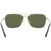 Ray-Ban Caravan Titanium Adult Aviator Sunglasses (Brand New)