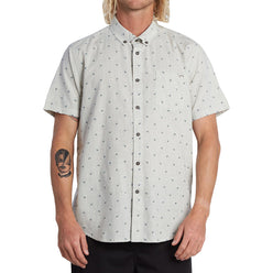 Billabong All Day Jacquard Men's Button Up Short-Sleeve Shirts (Brand New)